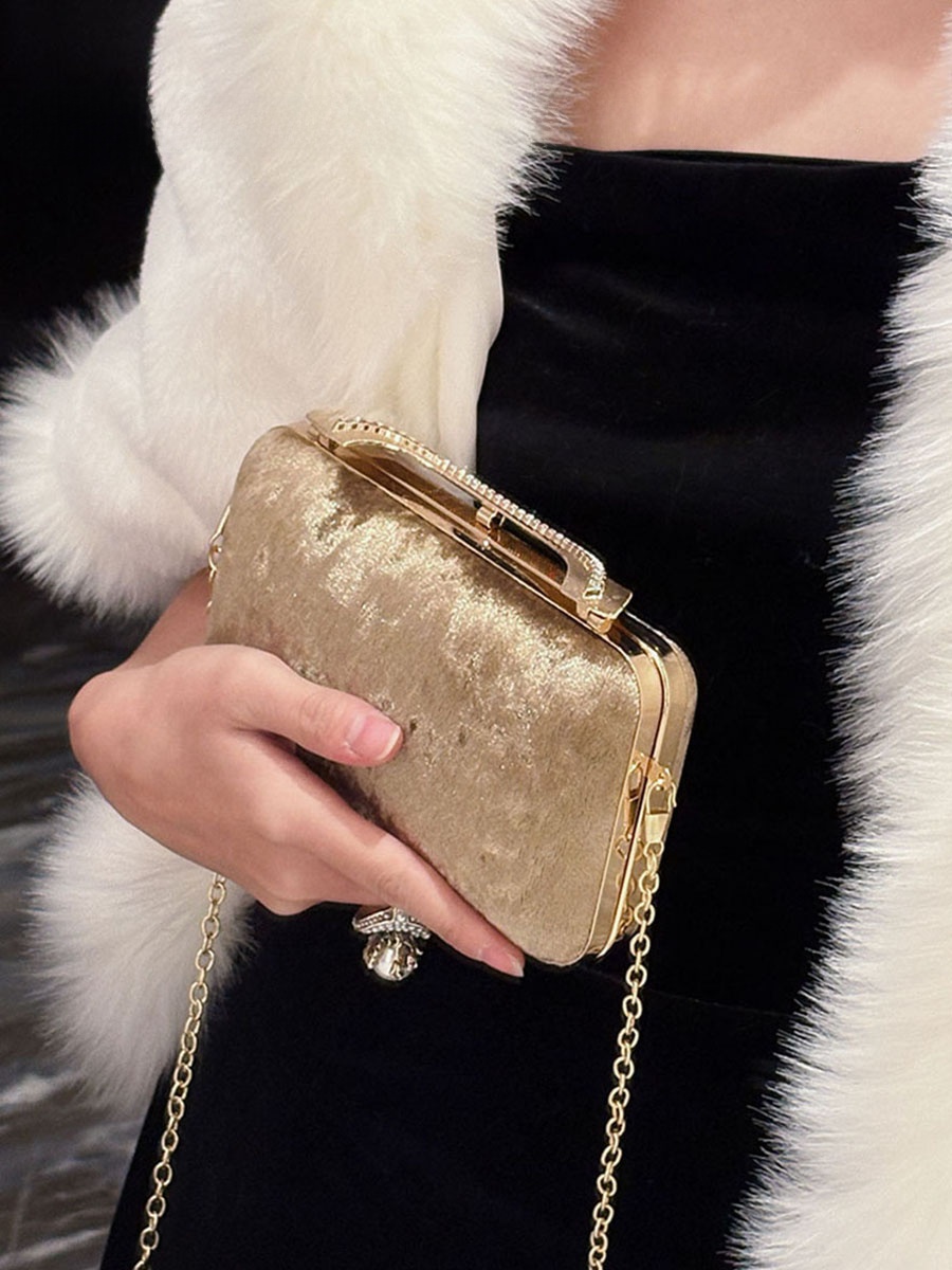 UGALS Velvet Box Bag Evening P - Luxury Bags For Young Women 评论和价格