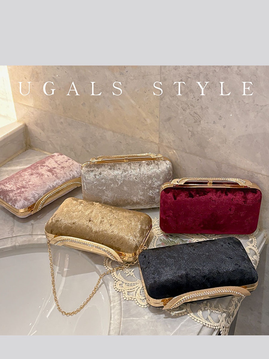 UGALS Velvet Box Bag Evening P - Luxury Bags For Young Women 评论和价格