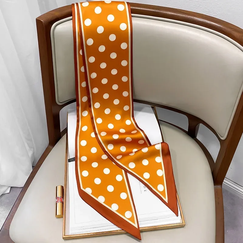 Design Print Skinny Scarf Plai - Luxury Bags Trending 评论和价格