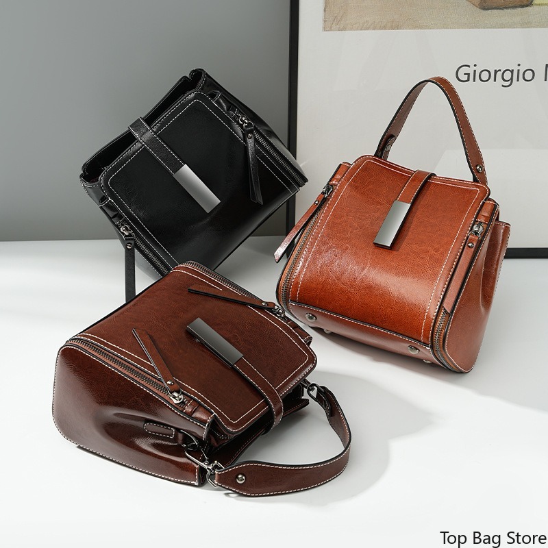Genuine Leather Crossbody Bag  - Quiet Luxury Bags Crossbody 评论和价格