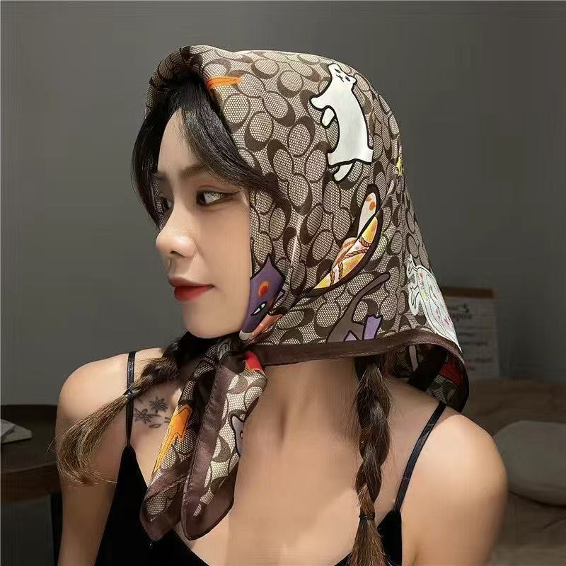 New Silk Square Scarf Women Lu - Luxury Bags Trending 评论和价格