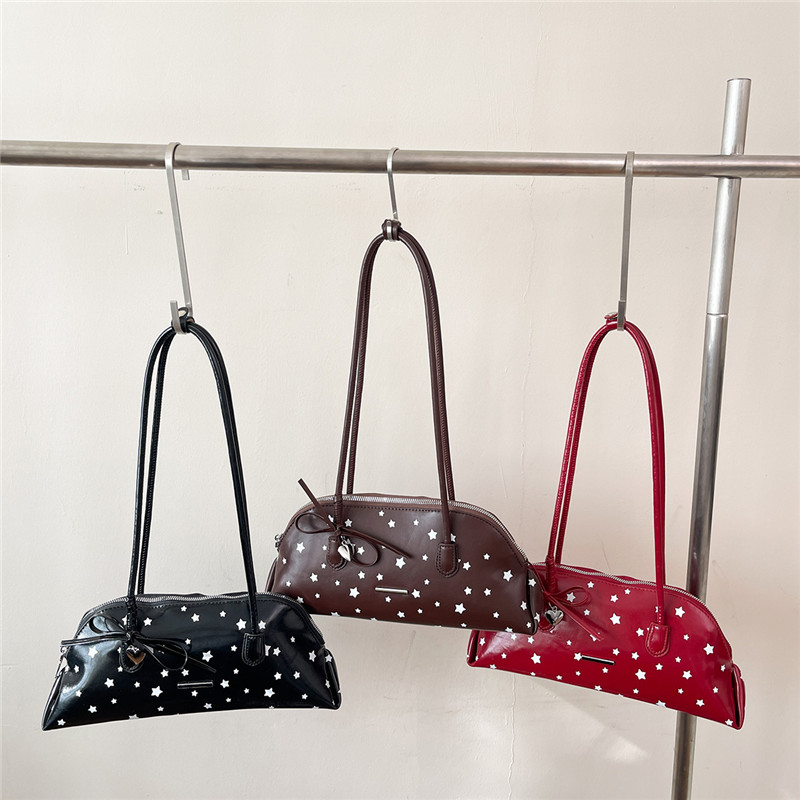 New PU Stars Bow Zipper Sweet  - Luxury Bags Affordable 评论和价格