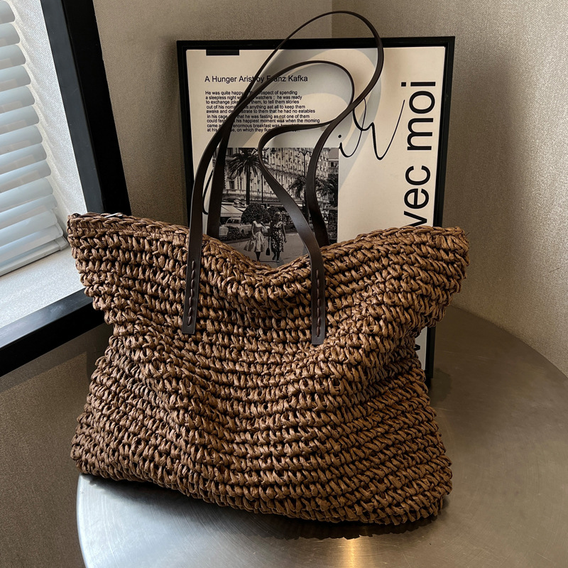 Straw Woven Tote Bags Casual L - Luxury Bags Vendor 评论和价格