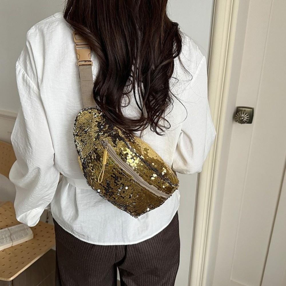 Luxury Glitter Sequin Waist Pa - Luxury Bags Korea 评论和价格