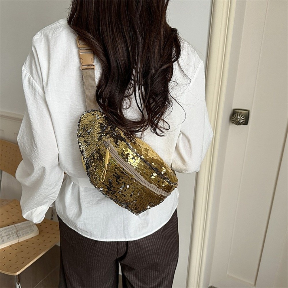 Luxury Glitter Sequin Waist Pa - Luxury Bags Korea 评论和价格
