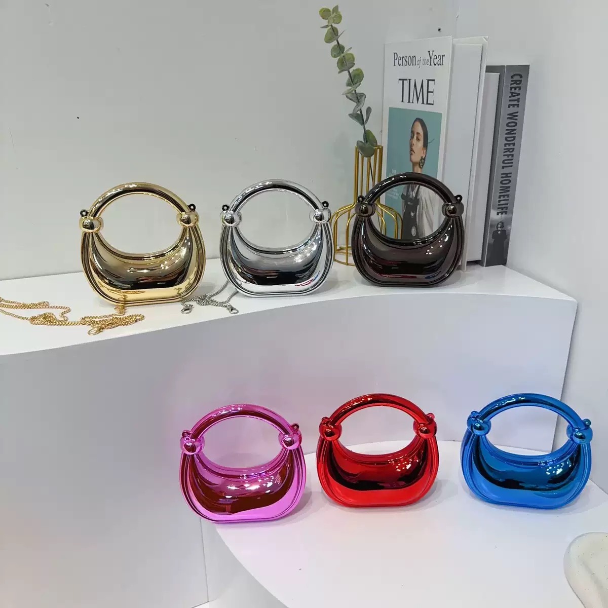 Mini Golden Evening Bag Purses - Luxury Bags Vendor 评论和价格