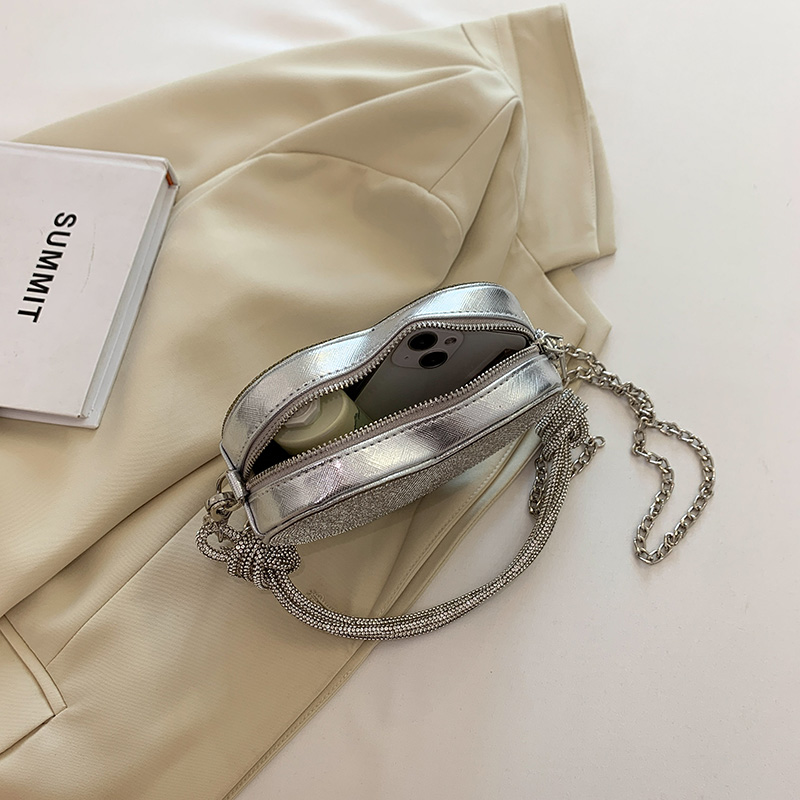 Knot Handle Rhinestones Evenin - Luxury Bags Made In Italy 评论和价格