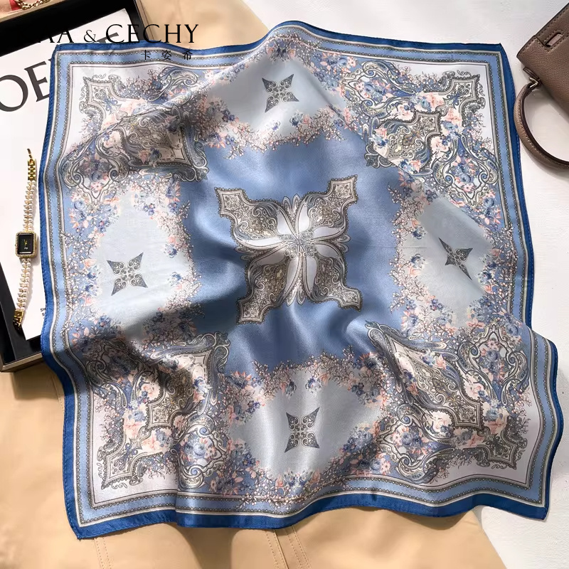 Baroque Floral 100% Mulberry S - Luxury Bags Office 评论和价格