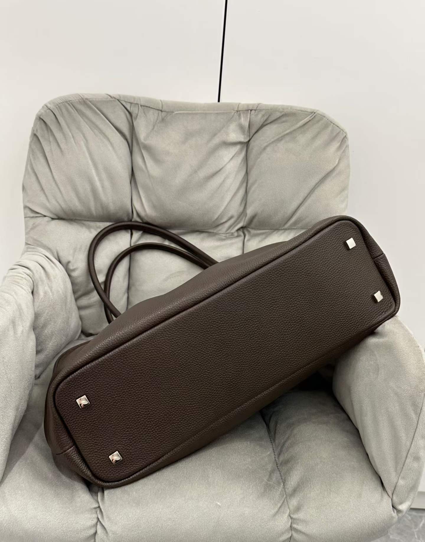 New Women Pebbled Grain Top‑Ha - Luxury Bags Old Money 评论和价格