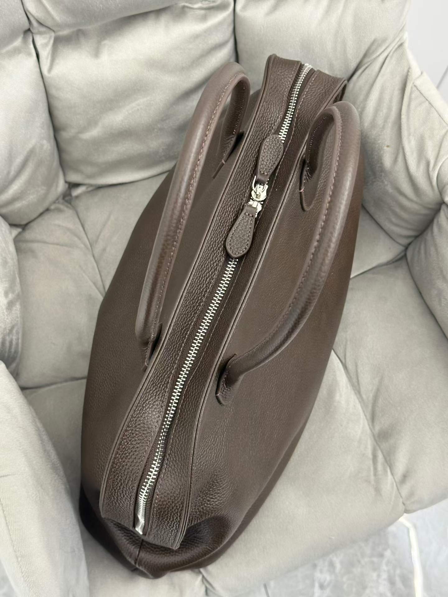 New Women Pebbled Grain Top‑Ha - Luxury Bags Old Money 评论和价格