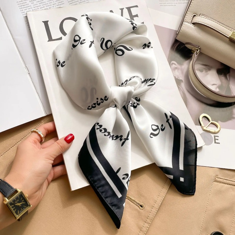 Women Luxury Silk Satin Square - Luxury Bags Trending 评论和价格