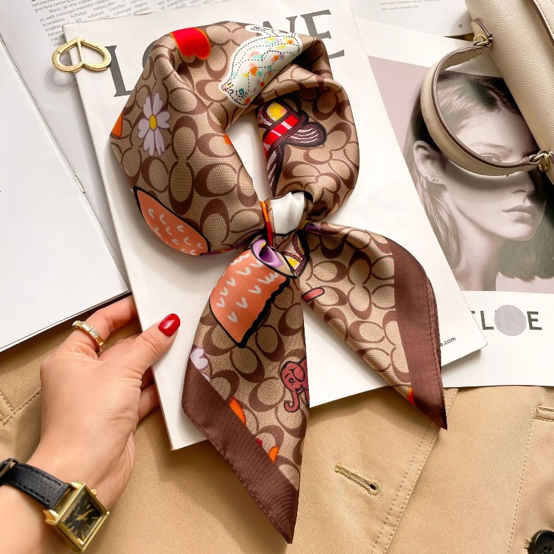 Women Luxury Silk Satin Square - Luxury Bags Trending 评论和价格